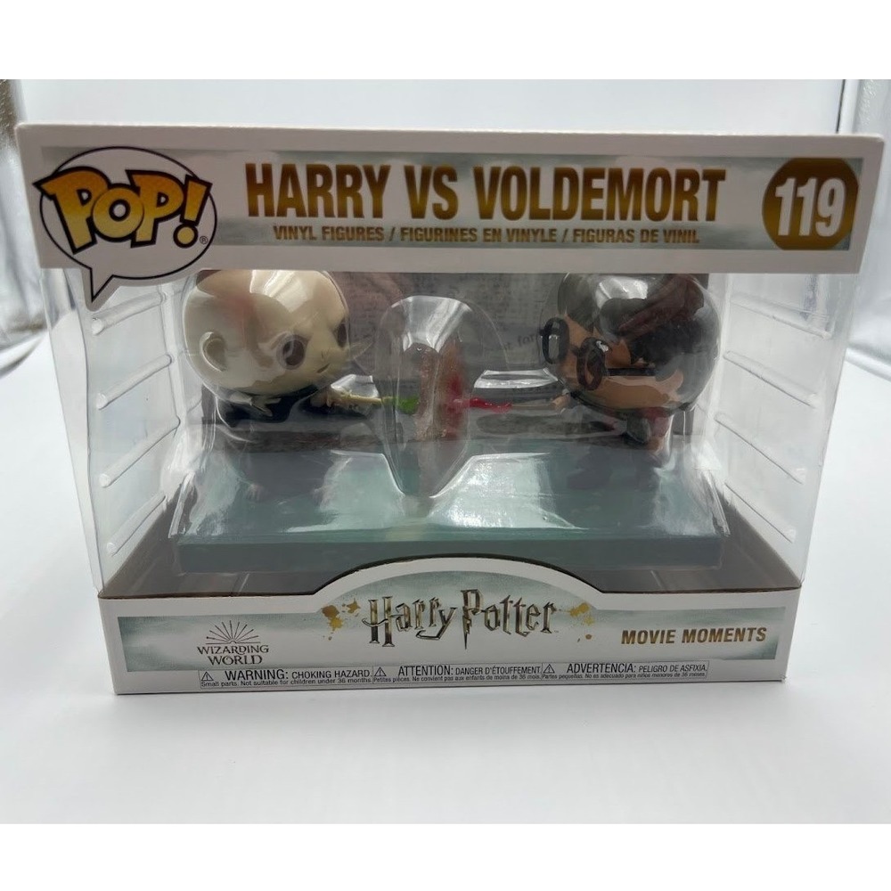 Funko Pop Harry Potter Harry vs Voldemort Movie Moments 119 Figure NWT - Picture 2 of 6